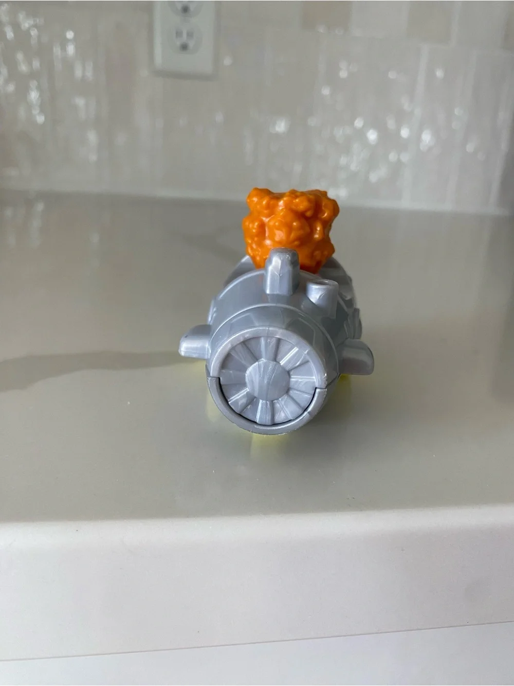Fisher-Price Little People Wheelies silver rocket red head Sofia